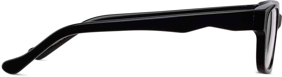 Side view of Kids' Rectangle Glasses 4455621 in Black