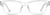 Front view of Kids' Rectangle Glasses 4455623 in Clear thumbnail
