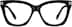 Cat-Eye Glasses 4456021 in Black