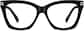 Front view of Cat-Eye Glasses 4456021 in Black thumbnail