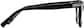 Side view of Cat-Eye Glasses 4456021 in Black thumbnail