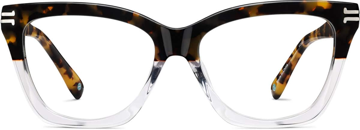 Front view of Cat-Eye Glasses 4456025 in Tortoiseshell