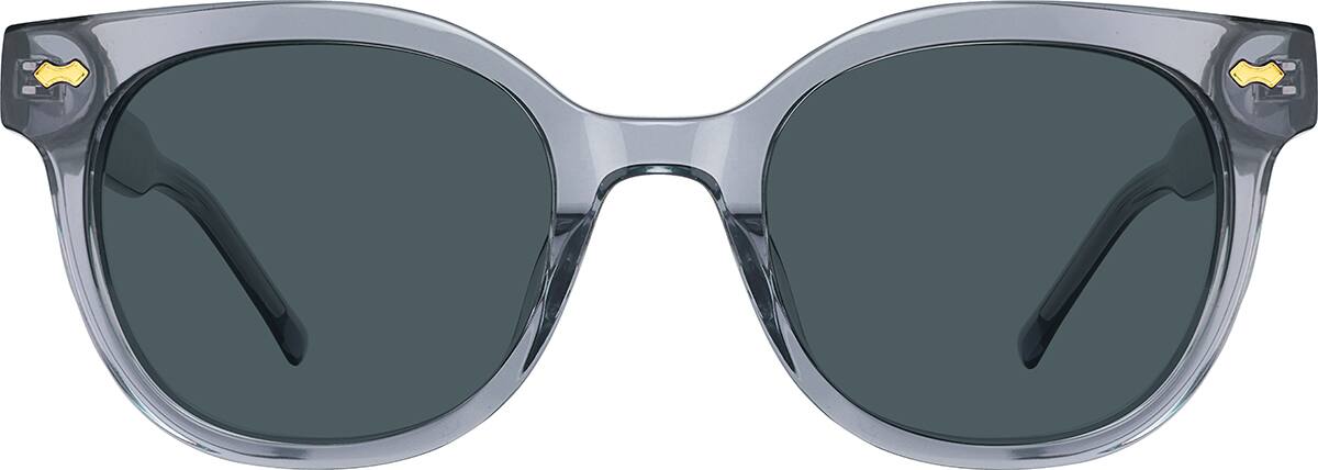 小物 SQUARE CLEAR GRAY FRAME GRADATION BLUE SQUARE CLEAR GRAY FRAME GRADATION BLUE