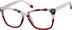 Square Glasses 4456418 in Red