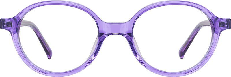 Purple Kids' Round Glasses