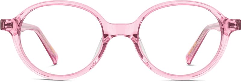 Pink Kids' Round Glasses