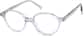 Angle view of Kids' Round Glasses 4456623 in Clear thumbnail