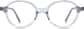 Front view of Kids' Round Glasses 4456623 in Clear thumbnail