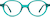 Front view of Kids' Round Glasses 4456624 in Green thumbnail