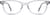 Front view of Kids' Rectangle Glasses 4456723 in Clear thumbnail