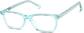 Angle view of Kids' Rectangle Glasses 4456724 in Aqua thumbnail