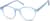 Angle view of Kids' Round Glasses 4456816 in Blue thumbnail