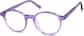 Angle view of Kids' Round Glasses 4456817 in Purple thumbnail