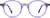 Front view of Kids' Round Glasses 4456817 in Purple thumbnail