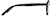 Side view of Kids' Round Glasses 4456821 in Black thumbnail