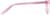 Side view of Kids' Square Glasses 4456919 in Pink thumbnail