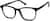 Angle view of Kids' Square Glasses 4456921 in Black thumbnail
