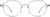 Front view of Kids' Geometric Glasses 4457023 in Clear thumbnail
