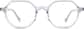 Front view of Kids' Geometric Glasses 4457023 in Clear thumbnail