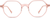 Front view of Kids' Geometric Glasses 4457033 in Pink thumbnail