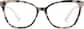 Front view of Premium Cat-Eye Glasses 4457735 in Ivory Tortoiseshell thumbnail