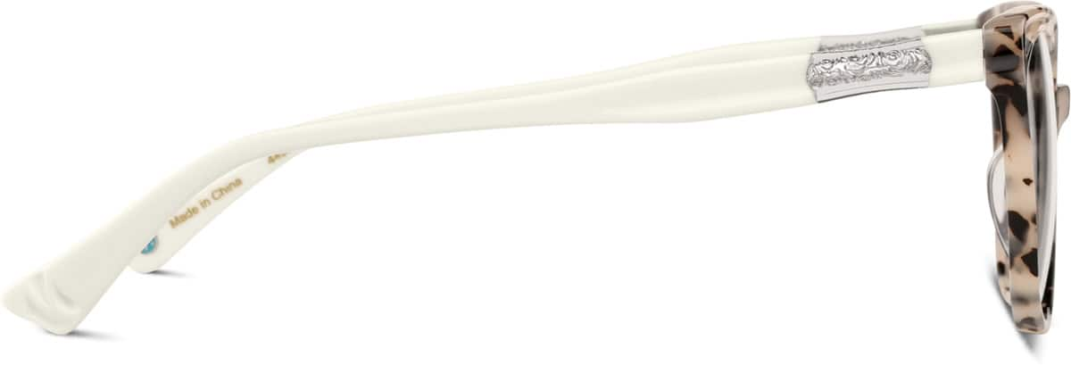 Side view of Premium Cat-Eye Glasses 4457735 in Ivory Tortoiseshell