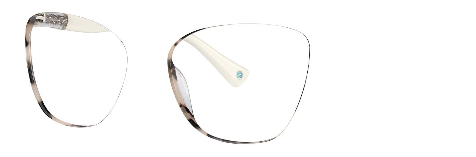 Ivory Tortoiseshell Premium Cat-Eye Glasses #4457735 | Zenni Optical
