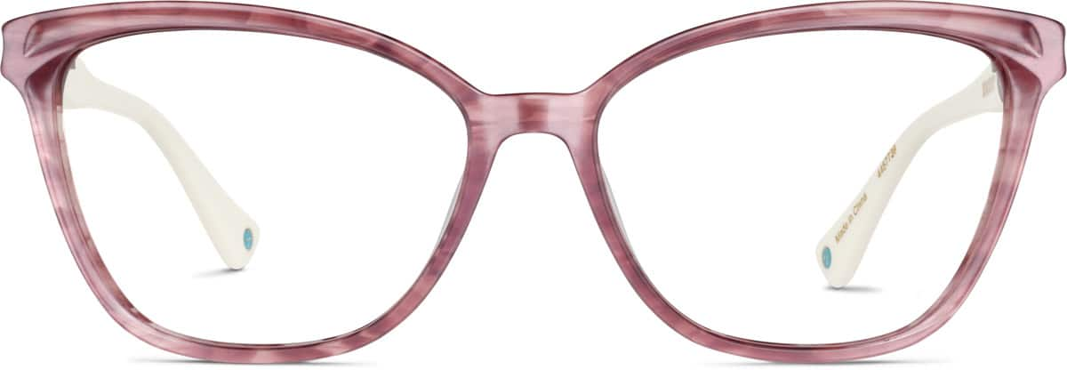 Front view of Premium Cat-Eye Glasses 4457739 in Pink