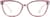 Front view of Premium Cat-Eye Glasses 4457739 in Pink thumbnail