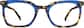Front view of Premium Geometric Glasses 4458039 in Blue/Tortoiseshell thumbnail