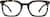 Front view of Premium Geometric Glasses 4458049 in Tortoiseshell thumbnail