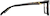 Side view of Premium Geometric Glasses 4458049 in Tortoiseshell thumbnail