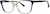 Angle view of Premium Cat-Eye Glasses 4458216 in Clear/Blue thumbnail