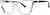 Angle view of Premium Cat-Eye Glasses 4458219 in Clear/Pink thumbnail