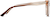 Side view of Premium Oval Glasses 4458315 in Brown thumbnail