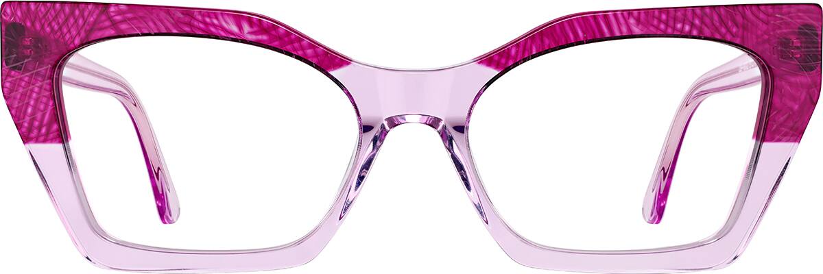 Magenta Cat-Eye Glasses #4458917 | Zenni Optical