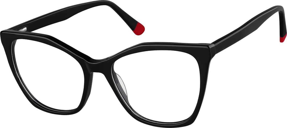 Angle view of Cat-Eye Glases 4459221 in Black
