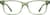 Front view of Tamalpais Eyeglasses 445924 in Green thumbnail
