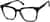 Angle view of Square Glasses 4460121 in Black thumbnail