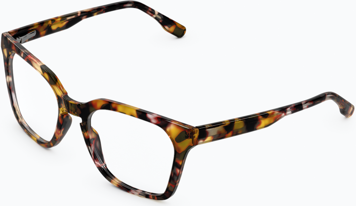 Angle view of Square Glasses 4460125 in Tortoiseshell thumbnail