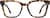 Front view of Square Glasses 4460125 in Tortoiseshell thumbnail
