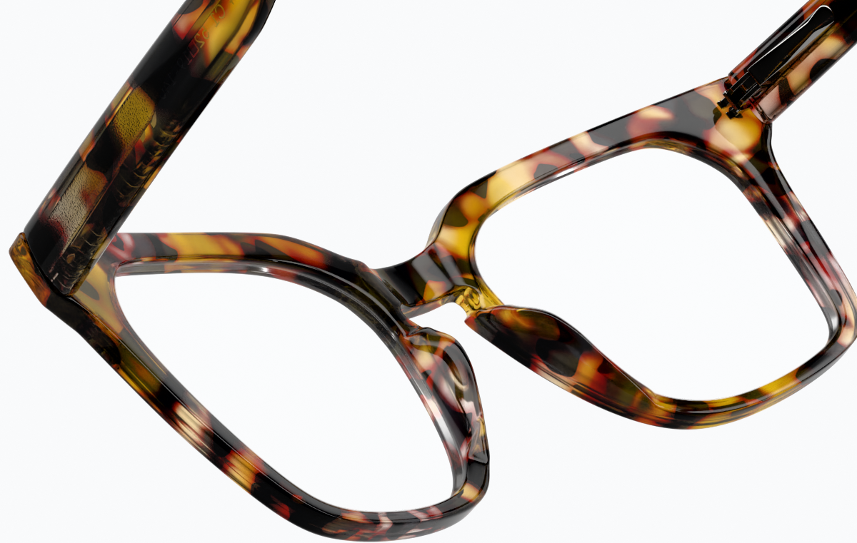 See-through view of Square Glasses 4460125 in Tortoiseshell thumbnail