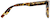 Side view of Square Glasses 4460125 in Tortoiseshell thumbnail