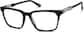 Angle view of Sunrise Run Glasses 4460721 in Black thumbnail