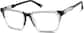Angle view of Sunrise Run Glasses 4460723 in Clear thumbnail
