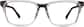 Front view of Sunrise Run Glasses 4460723 in Clear thumbnail