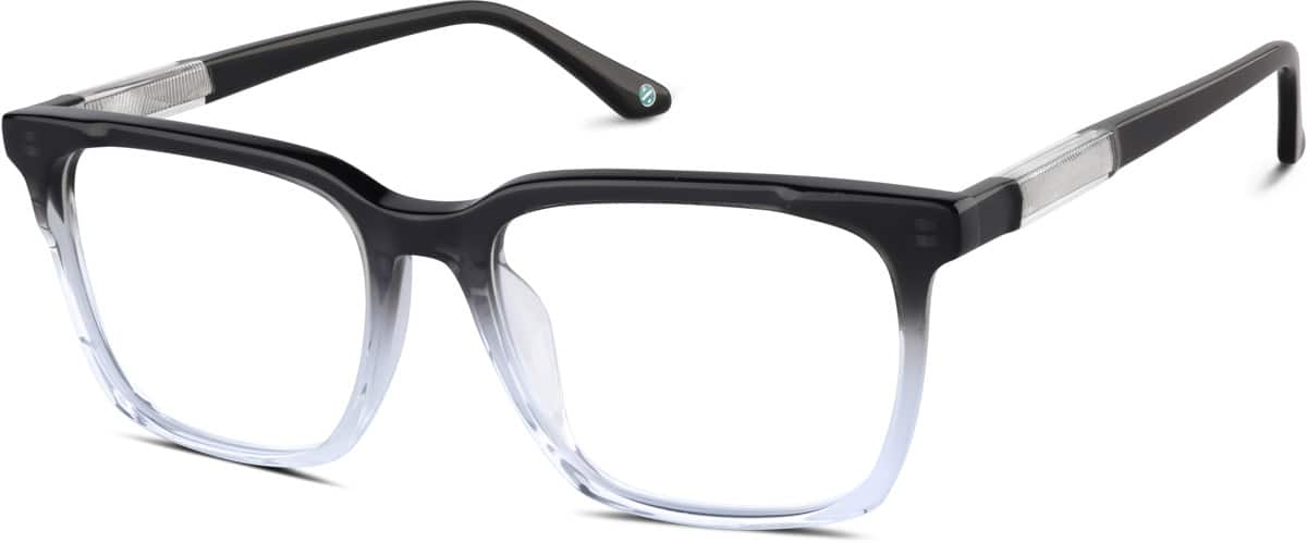 Black ombre glasses online