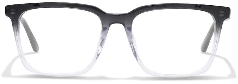 Black Ombre Premium Square Glasses