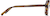Side view of Premium Geometric Glasses 4461025 in Tortoiseshell thumbnail