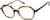 Angle view of Premium Geometric Glasses 4461035 in Tortoiseshell thumbnail